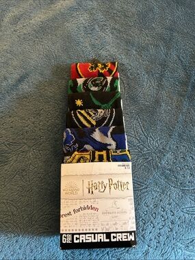 Harry Potter 6-Pack Men's Casual Crew Socks
